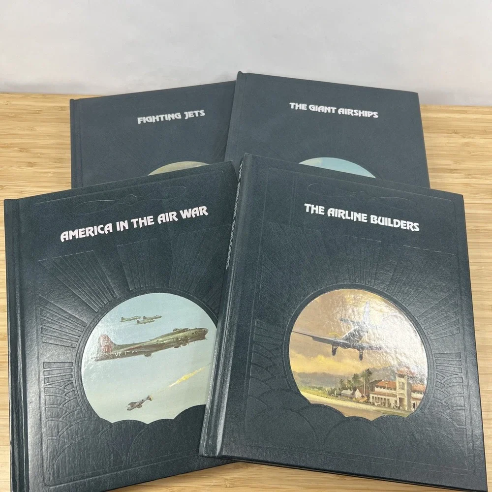 Time Life Epic of Flight‎ 4 Book Lot Airline Builders Jets Air War